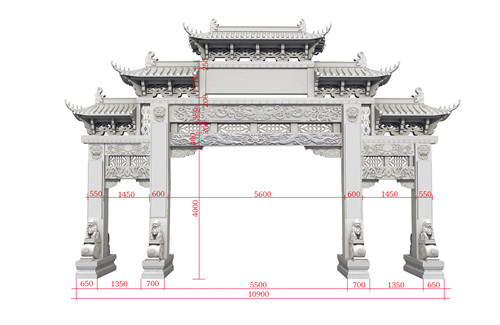  门楼牌坊价格